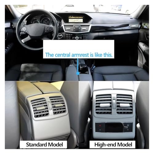 Rejilla de ventilación trasera para Benz W212 Clase E Sedan 2009-2012 4