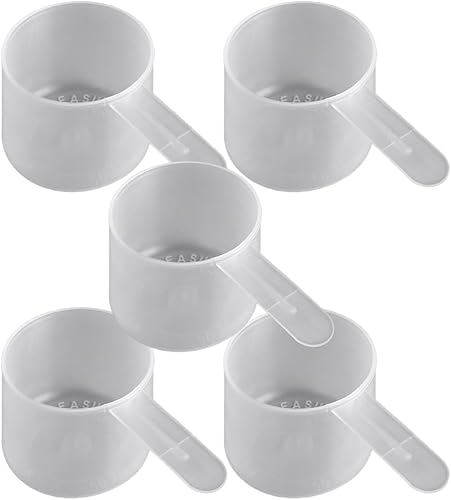 Cuchara de embalaje de medición de plástico de 1.8 fl oz con marcas de graduación ( 53 cc 3.58 cucharadas 1.8 fl oz 0.224 taza) Mango corto - para