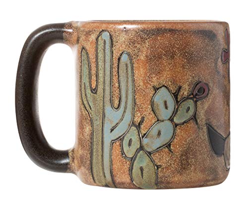 Mug artesanal Death Valley Desert Cactus 16oz miniatura 1