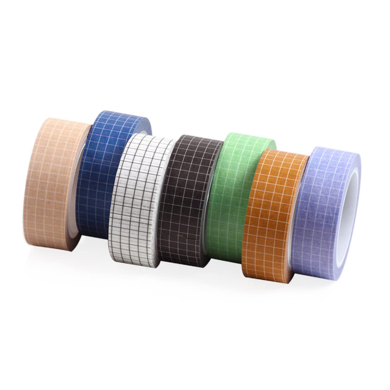STOBOK 21pezzi Washi Tapes Puri Con Motivo Rete Nastro Decorativo Per Fai Da Te Per Scrapbooking e Pianificazione Facile Da Rimuovere Senza Residui Per Artigianato e Decorazioni
