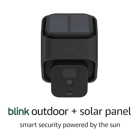 Blink Outdoor (3rd Gen) + Solar Panel Charging Mount – wireless, HD smart security camera