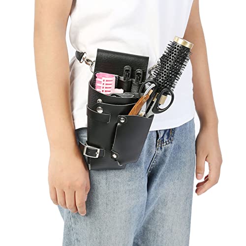 Professional Hairdressing Tool Pouch Bag Barber Scissor Comb Holster Waist Belt - Image 4