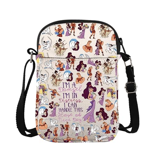 ZJXHPO Muses Fans Cross Body Bag Muses Fans Gift Muses Messenger Bag Megara Shoulder Bag (Damsel CB)