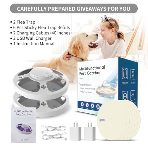Frogoom 909-2 Packs Flea Traps For Inside Your Home thumb #5