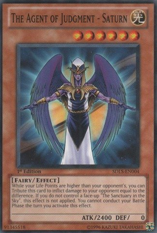Yu-Gi-Oh! - The Agent of Judgment - Saturn (SDLS-EN004) - Structure Deck: Lost Sanctuary - 1st Edition