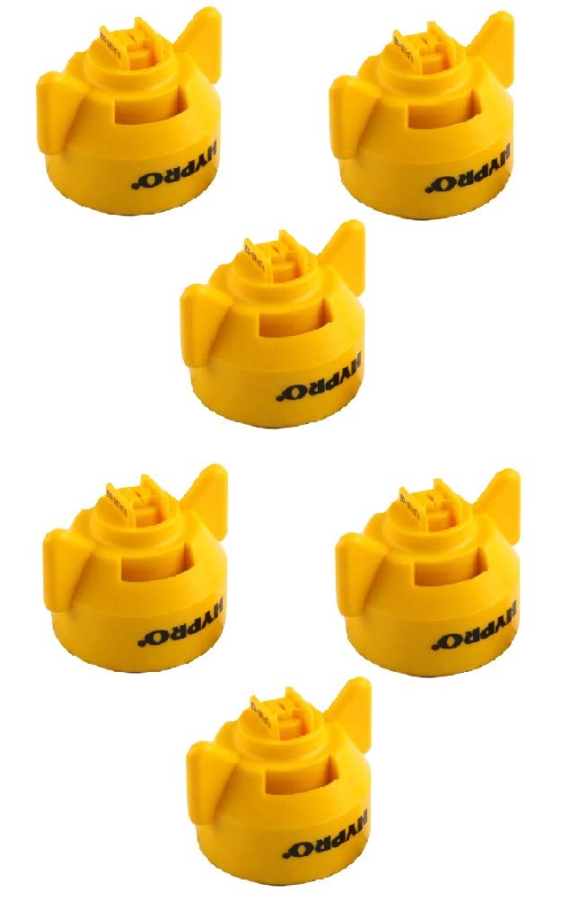 6 of Hypro Ultra-Lo Drift Yellow Polymer Spray Tip 120° Rated @ 0.20 GPM 40 PSI FC-ULD120-02