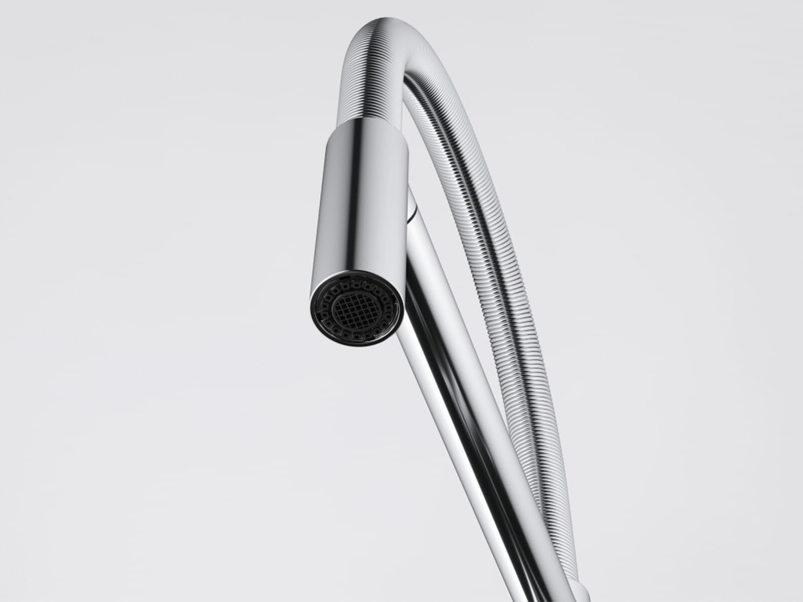 FRANKE 115.0653.407, Robinet d'évier de cuisine Active Semi Pro spray, Chrome