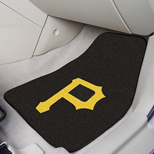 Mlb - Pittsburgh Pirates Carpet Car Mat Set - 2 Pieces #TOP1
