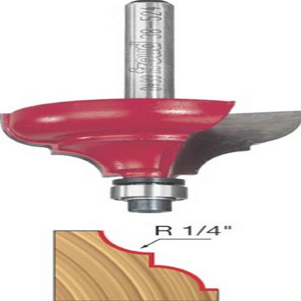 Freud 38-524: 1-1/2" (Dia.) Classical Bold Cove & Bead Bit with 1/4" Shank, Multi
