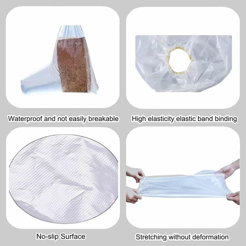 Image of 2026 New 10 Pairs Shoe Covers Boot Covers Plastic Disposable Waterproof Shoe Covers for Men and Women Rain Outdoor Indoors Overshoes (Transparent)