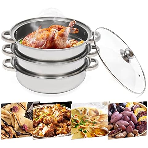 Cuiseur vapeur HOARLICN 3 couches Cover