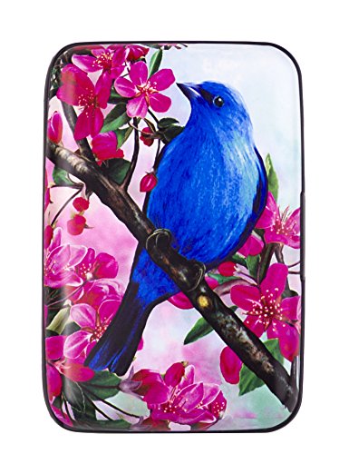 Blue Bird Armored Credit Card Wallet and Cash Holder