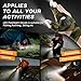 Koopool KOOPOOL LED Rechargeable Flashlight Gloves Outdoor Fishing Gloves Cool Gadgets Tools Glove Lights Finger Unique Birthday Gifts Stocking Stuffers for Men Dad Father Husband,