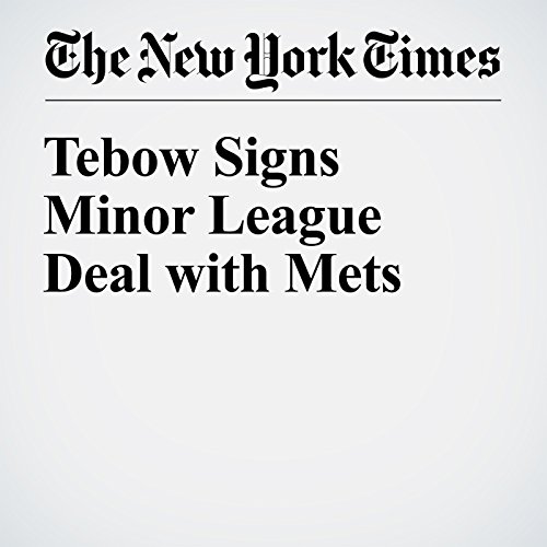 Tebow Signs Minor League Deal with Mets cover art