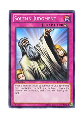 Amazon.co.jp: 遊戯王 英語版 BP01-EN047 Solemn Judgment 神の宣告 