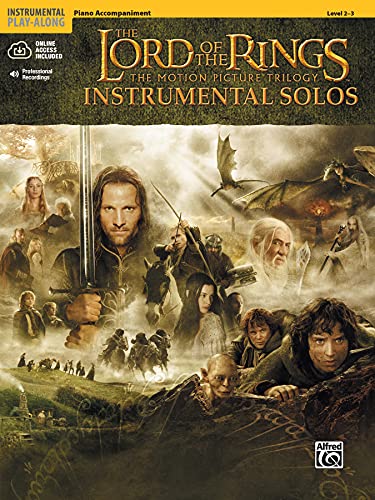 The Lord of the Rings: Instrumental Solos- Piano Accompaniment