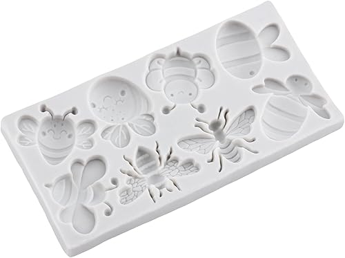 Miniatura 9 de Lingzhi Molde de silicona para fondant de abejorros para decoración de pasteles, decoración de cupcakes, caramelo, azúcar, pasta de goma de mascar,