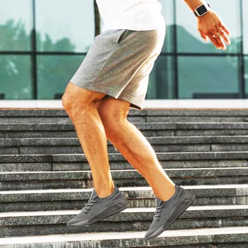 Image of Men's Running Shoes Slip On Walking Comfortable Tennis Breathable Non Slip Athletic Gym Workout Cross Training Fashion Sneakers