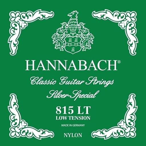 Hannabach Cuerdas para Guitarra Clásica Serie 815, Tensión Baja, Plateado Especial, Set | Ya disponible en tu tienda friki favorita! En mundofriki.es!