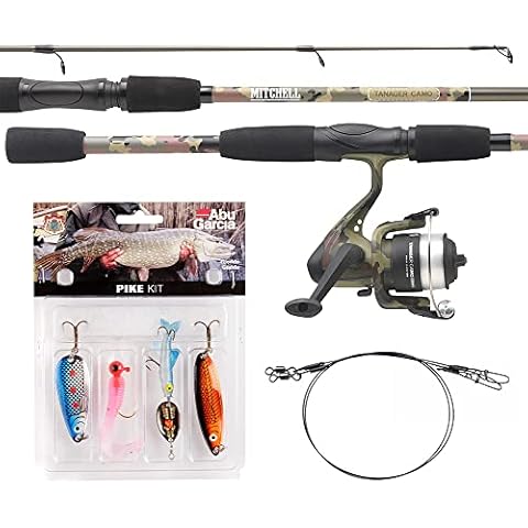 Mitchell 1555892 Tanager Camo 240 Medium Spinnruten und Rollen Combo Set Cover