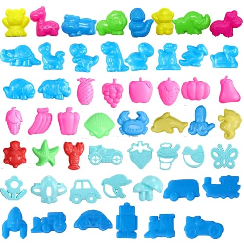 Yiklucg Unleash Creativity with 53 Pcs Play Dough Tools Sets Dough Accessories.Ideal as a Gift for Kids Aged 3-4-8 Years