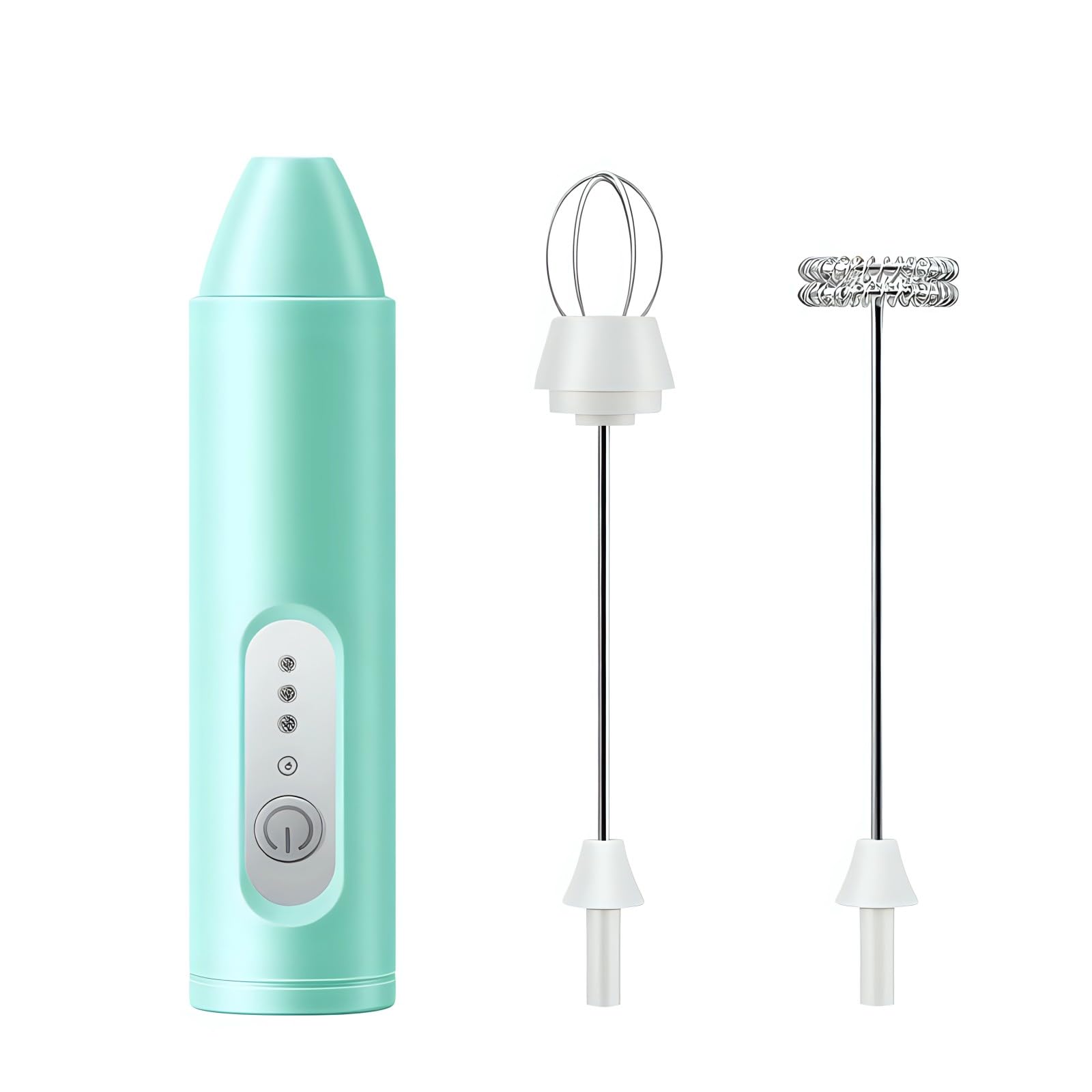 Portable Rechargeable Electric Milk Frother Foam Maker Stainless Steel Handheld Foamer Drink Mixer Coffee Frothing Wan Portable Rechargeable Electric Milk Frother Foam Maker Stainless Steel Handheld