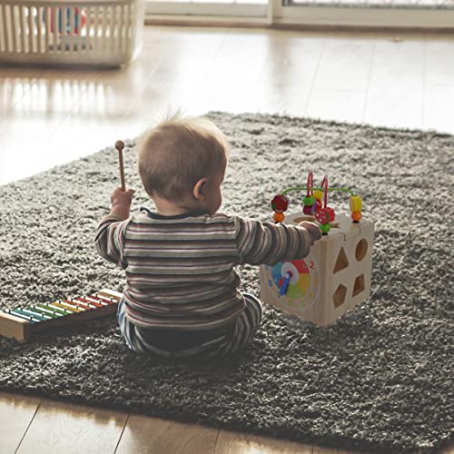 Montessori Mama Baby Activity Cube Montessori Toys For 1 Year Old + Learning Toys For 1+ Year Old Activity Center For Baby, Toddler Educational Toys For 12-18 Months, 1St Birthday Girl Gifts Boys #TOP6