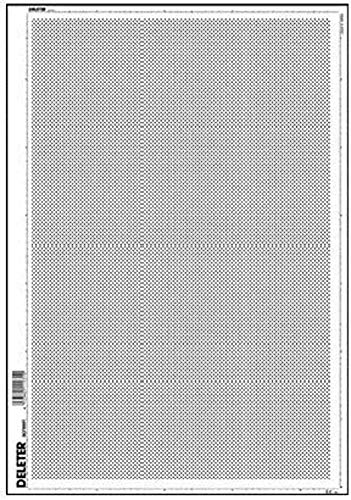 Deleter Screen Tone JR-101 [Dot Pattern 32.5L/5%][Sheet Size 182 x 253 mm (7.16"x 9.96")] for Comic Manga Illustration