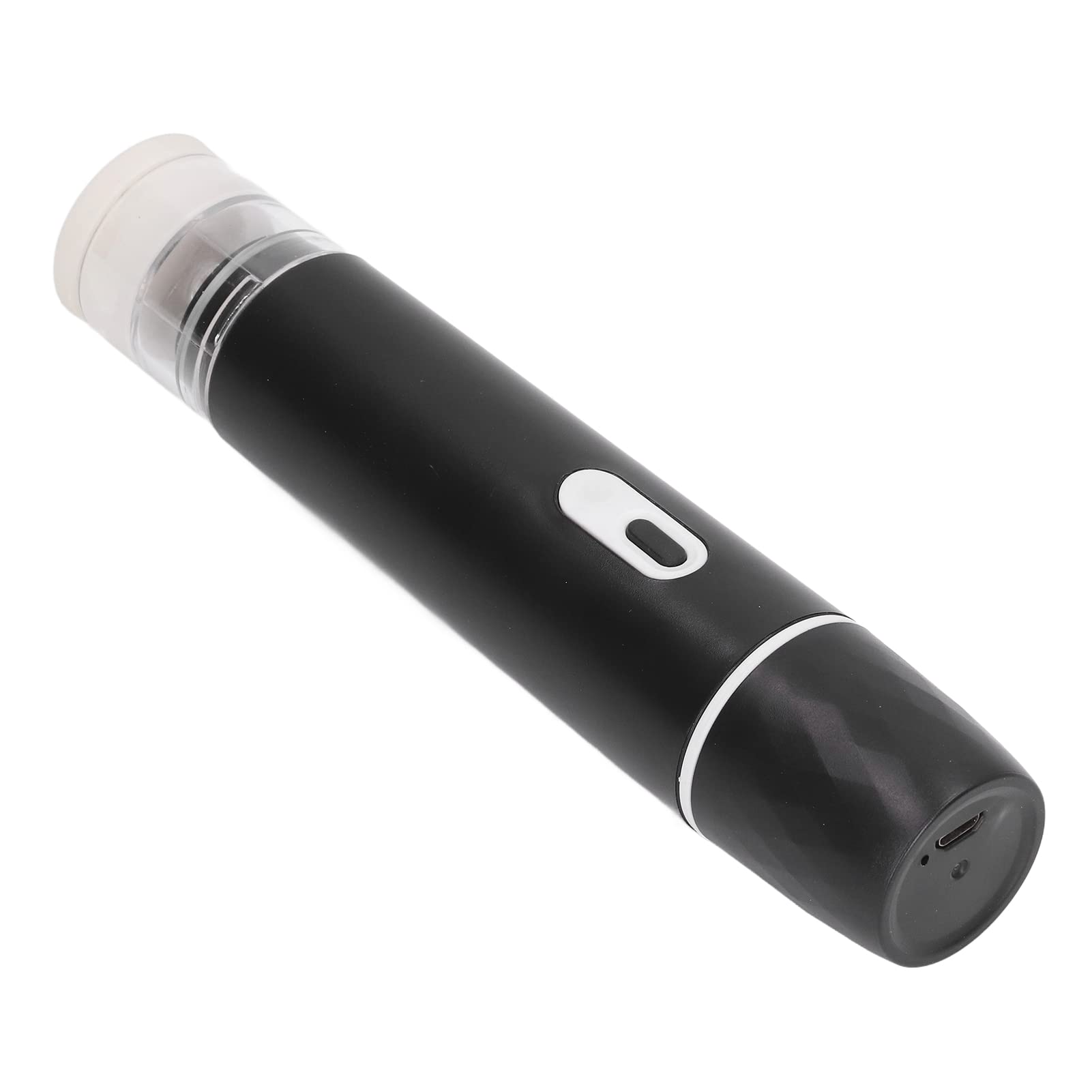 Portable Electric Air Pump Sealing Machine -50~60KPA Air Pump Sealer Handheld Vacuum Sealer Cordless Sealing Machine Tool Vacuum Storage Bags Boxes for Office Picnic Food Storage (Black)