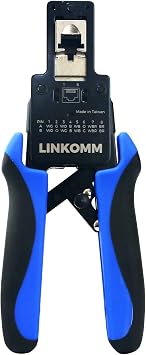 RJ45 End-Pass-Through Modular Plug Crimping