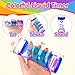 Liquid Motion Bubbler Sensory Toys - 6 Pack Liquid Timer Sensory Toys for Autistic Children, Liquid Motion Toys Or Motion Bubbler Sensory Timer for Playful Learning and Sensory Exploration