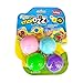 Slimy StickOzz 4er Pack - 2 x Neon und 2 x GID Klebebälle zum Drücken, Quetschen und überall Hinwerfen, klebrige Spielbälle für Kinder, Sensory Antistress Fidget, Dekompressionsspielzeug (ab 3 Jahre)