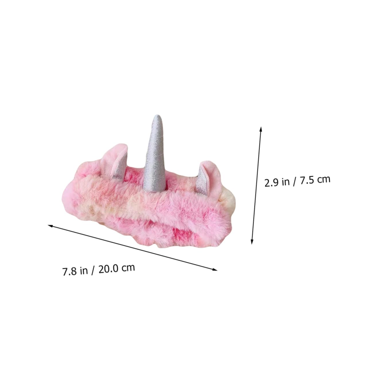 COLLBATH 9 Pz fascia per unicorno bandane ghetta per il collo da donna fasce per animali scrunchies hair band Fasce per per il lavaggio del viso fasce per la testa vello di corallo