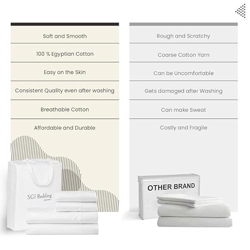 Sgi Bedding SGI-KFFSO-C388 Luxury Emperor/Wyoming King (84''X84'') Egyptian Cotton Fitted Sheet thumb #4