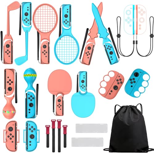 [Lo rende un regalo delizioso] - Il kit di accessori familiari Natbok per Nintendo Switch 2 sport rende l'esperienza di gioco sportiva più realistica e competitiva, perfetta per giocare con amici e familiari. È un ottimo regalo per i vostri bambini, la vostra famiglia e i vostri amici che possiedono la console Switch 2.