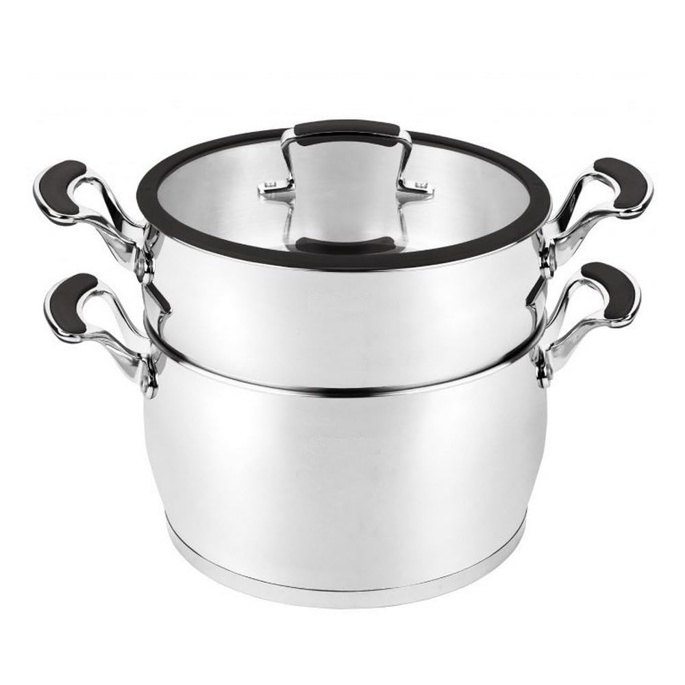 Couscoussier/Cuit-Vapeur 22cm 4 litres Inox - TeCuisine