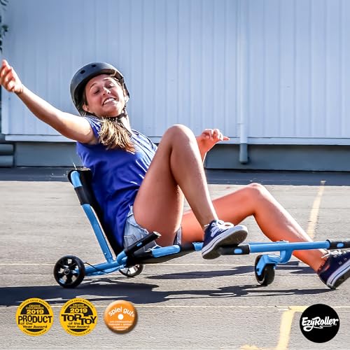 Image of EzyRoller Pro X Trike Children's Fun Vehicle Radio Vehicle Tricycle Children's Vehicle Adults (Blue)
