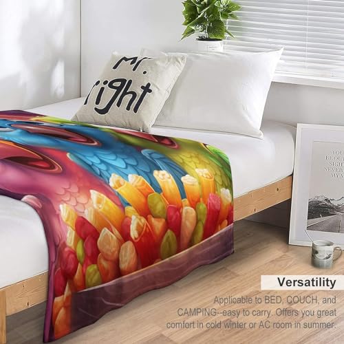 Plaid perroquet 3D couverture légère flanelle anti-peluche - 7