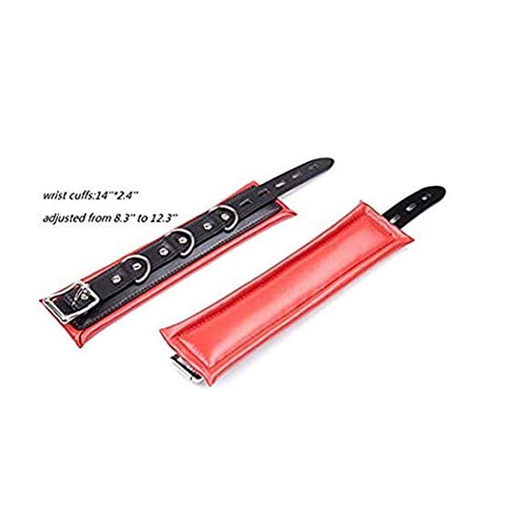 Barre d'écartement en Acier Inoxydable Noir et Rouge