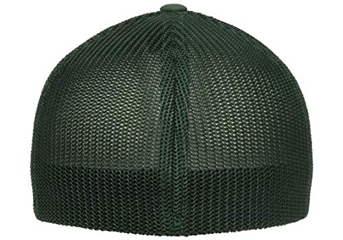 Image of Flexfit Unisex Mesh Fitted 2-Tone Trucker Hat, One Size