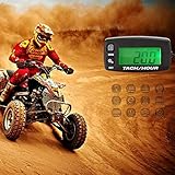 cronometro moto pista usato [Aplicación de escena] - Contador de horas del tacómetro de inducción para el mantenimiento de cualquier motor de gasolina de 2 o 4 tiempos, sincronización de mantenimiento (se puede configurar 1-200H) y detección de velocidad (MAX RPM20000)