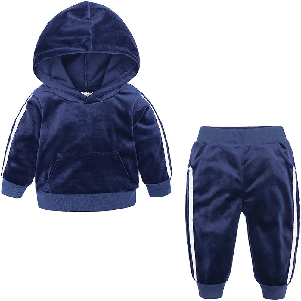 Baby boy velvet tracksuit Clearance
