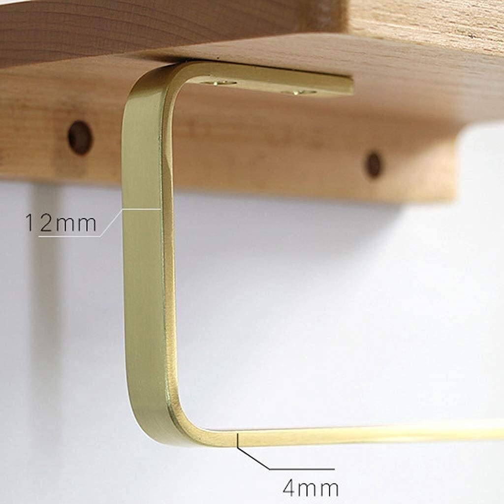 NEECS Portasciugamani da Parete in Stile Rustico Vintage, portarotolo di Carta igienica, Cucina, Bagno, mensola per Cellulare in Legno massello di Rovere