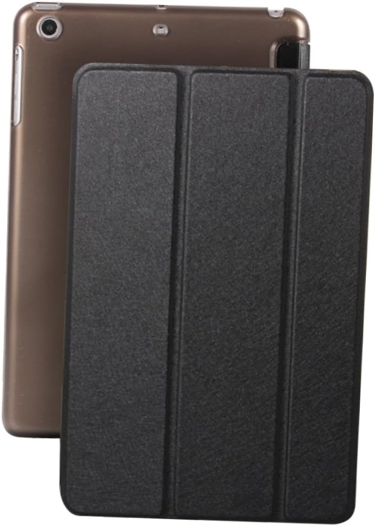 SECFOU Ultra-Thin Folding Protective Cover for Mini Auto Sleep Wake Function Lightweight Leather Case Black for Travel and Daily Use