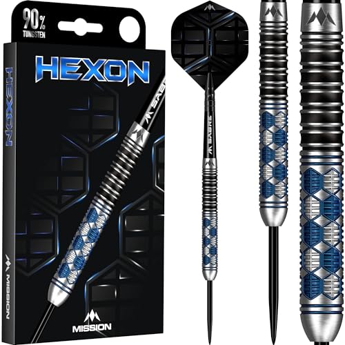 Fléchettes de compétition Hexon en tungstène 90% pour un lancer stable