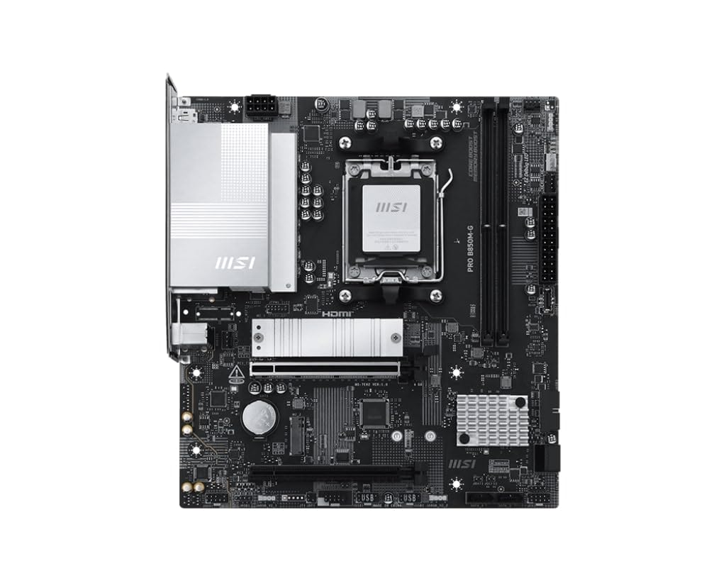 MSI MB PRO B850M-G AM5 DDR5 8200MHZ(OC) HDMI DP 2X M.2 USB 10GBS 5G LAN MATX