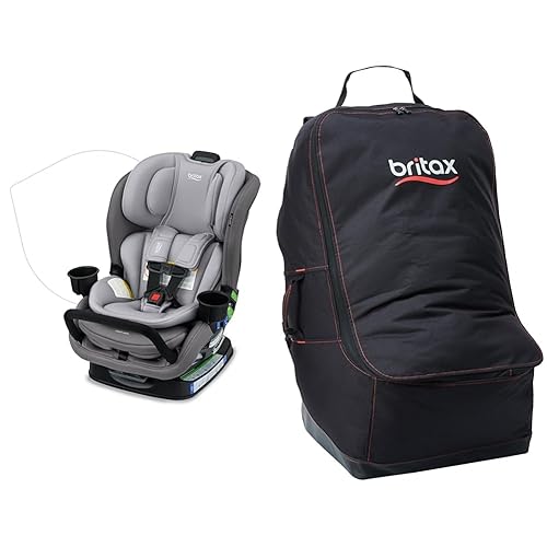 Britax Poplar S - Asiento convertible para automóvil con bolsa de viaje, asiento de automóvil 2 en 1 ClickTight y correas acolchadas para mochila
