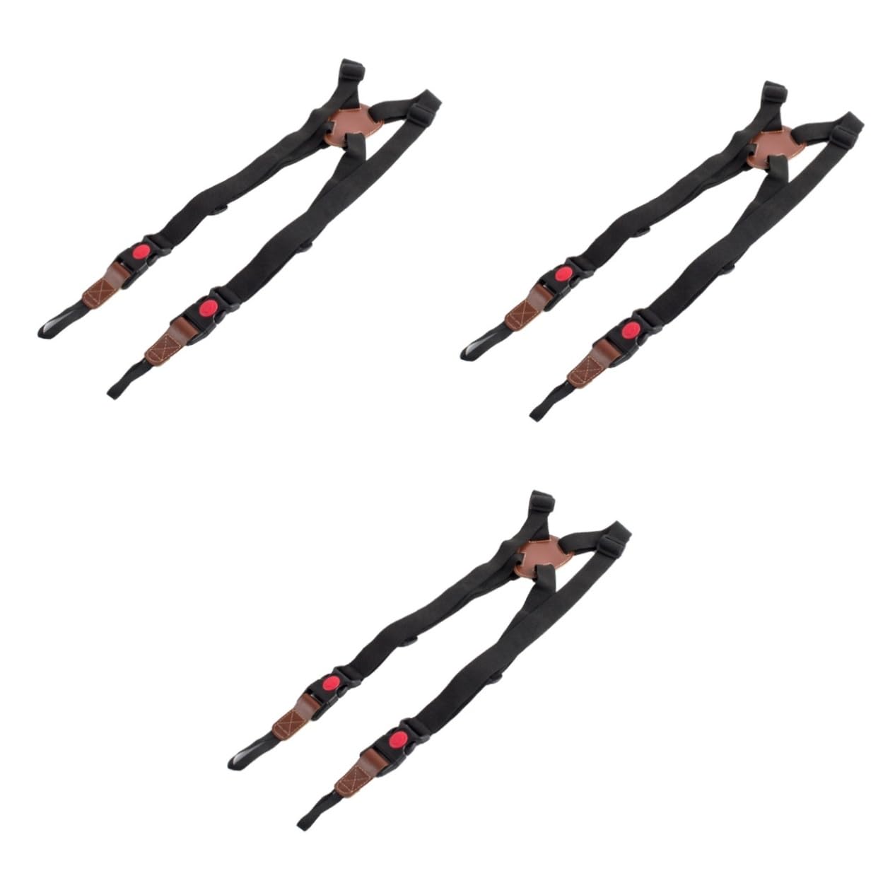 HOMSFOU Ceinture De Caméra Sangle De Réglage Caméra Double Bandoulière Lanière De Caméra Double Double Élingue Ceinture D'épaule Appareils Photo Numériques Appareil Photo