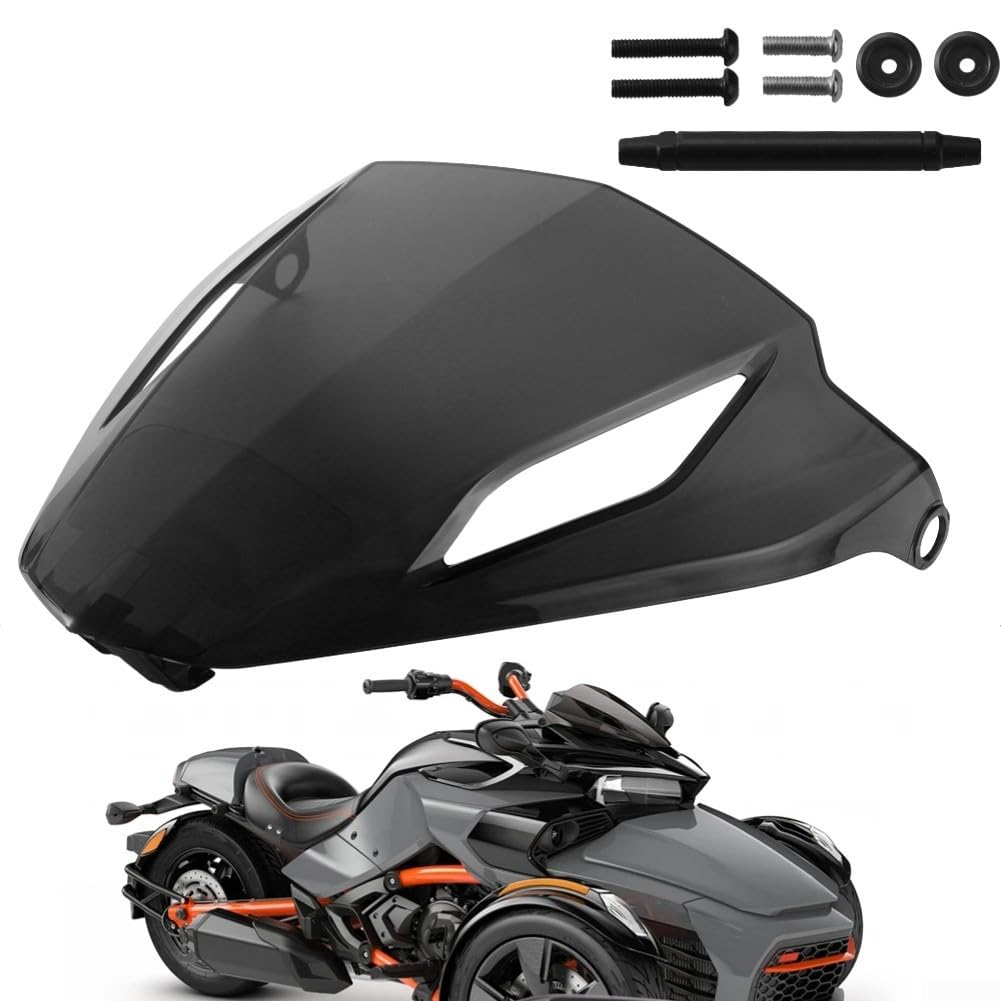 Deflector de parabrisas delantero en negro para Can-am Spyder F3 F3-s año 2015-2023, compatible con número OEM 219400531, material resistente