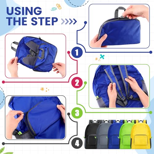 Image of Sherr 72 Pack 17 inch Classic Backpacks in Bulk Foldable Lightweight Back Packs Basic Classic bags for Travel (Popular Colors)